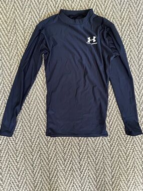 Under Armour Navy Blue Long Sleeve Compression Shirt